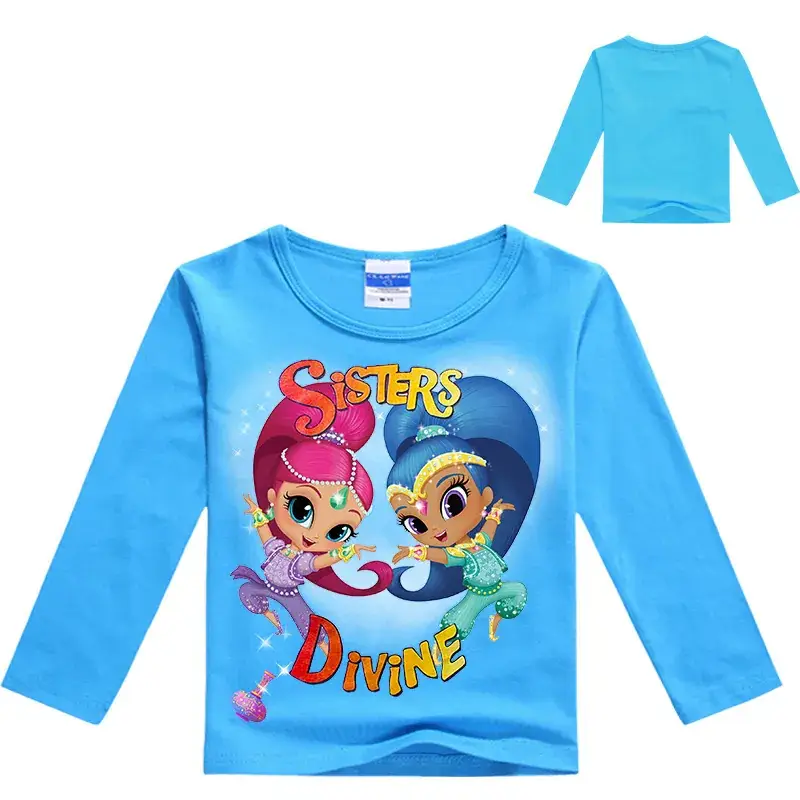 Boys & Girls Cartoon Print Long Sleeve Sweatshirt Black - Image 7
