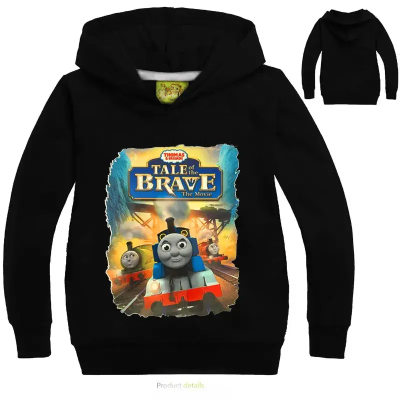 Red Thomas & Friends Hoodie for Boys Girls Small - Image 9
