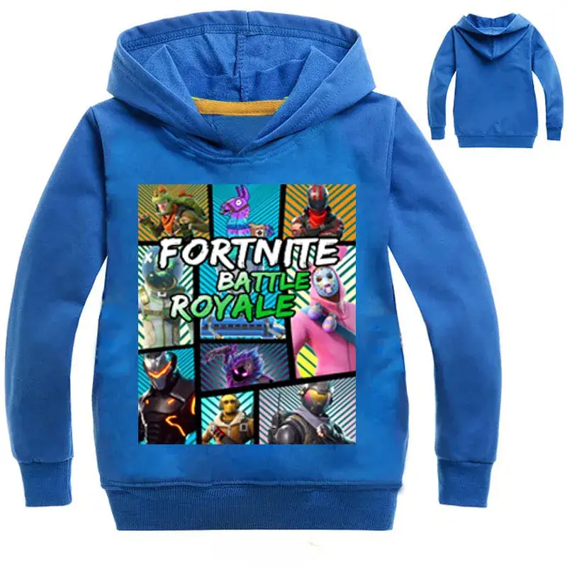 Pink Fortnite Printed Hoodie for Boys — feature 2