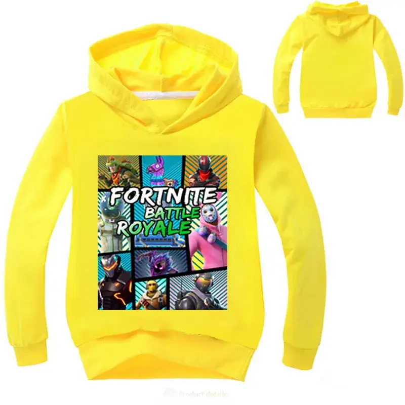 Pink Fortnite Printed Hoodie for Boys — feature 6