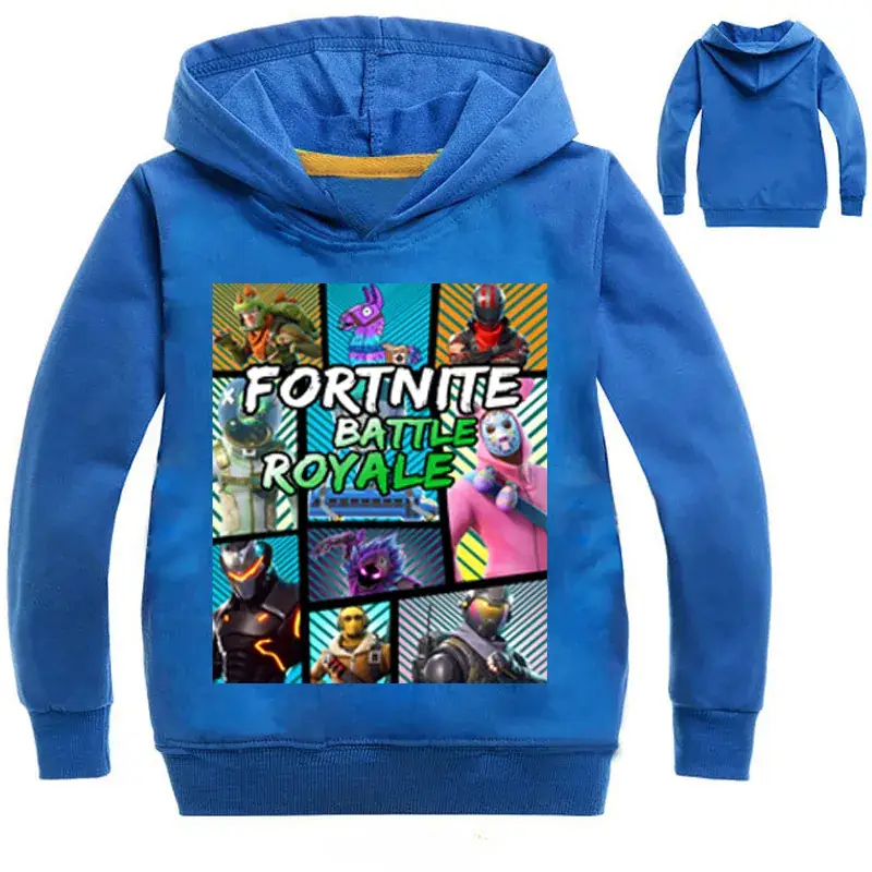 Pink Fortnite Printed Hoodie for Boys - Image 6