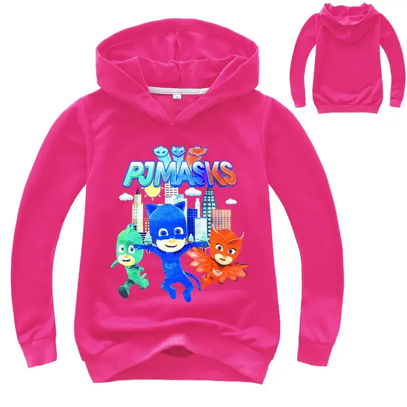 2020 Kids Cartoon Printed Hoodie Grey Multi Color — feature 10