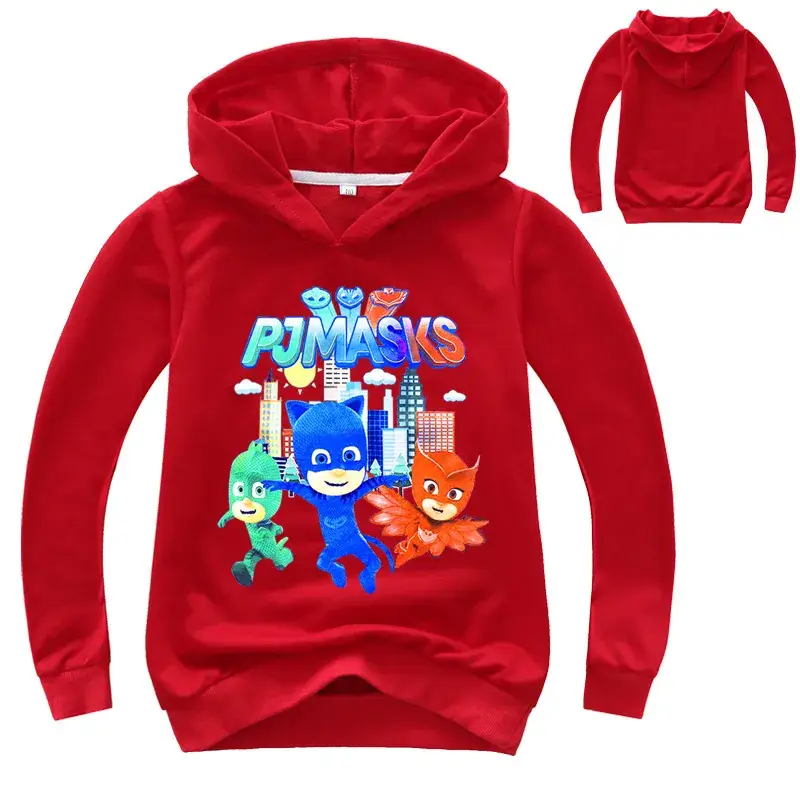 2020 Kids Cartoon Printed Hoodie Grey Multi Color — feature 6