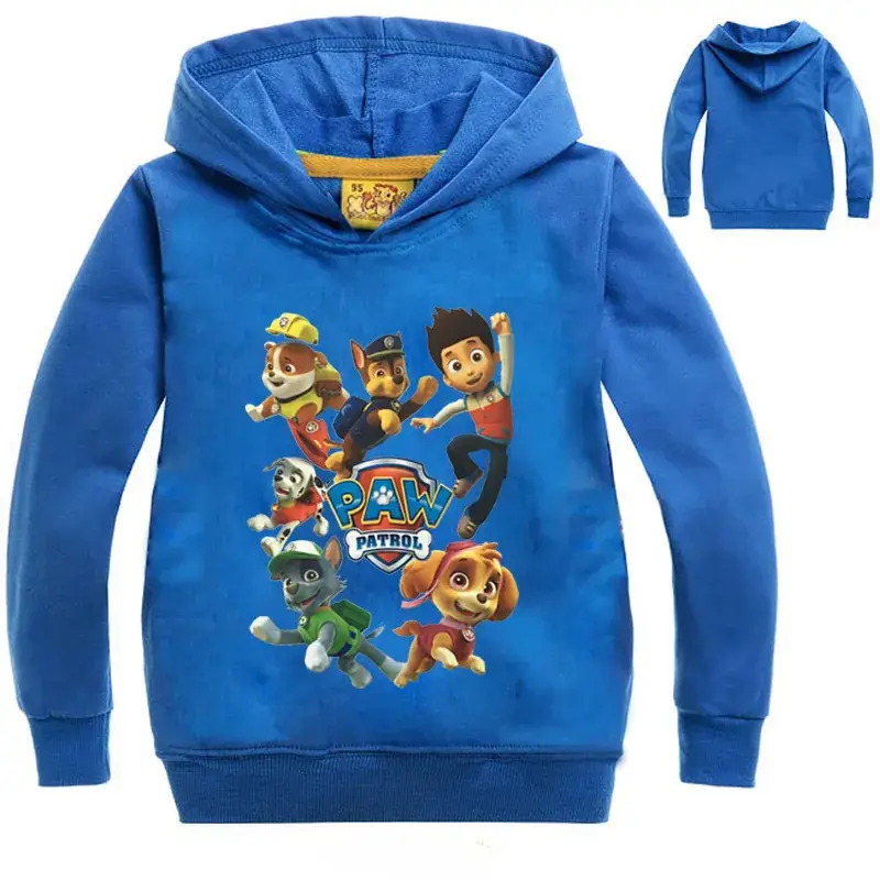 Red Cartoon Dog Hoodie Set for Kids - Image 7