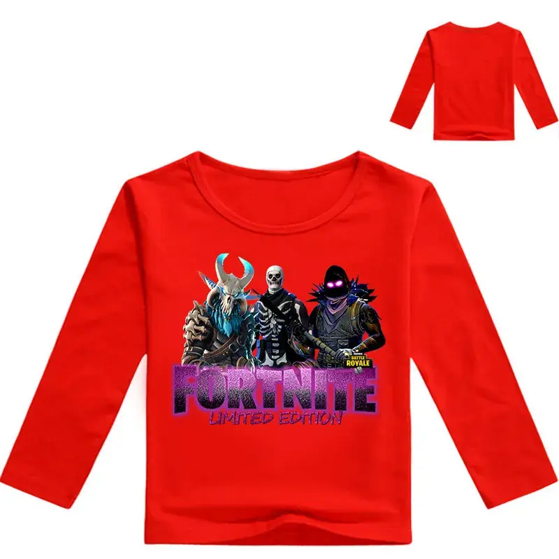 Fortnite Limited Edition Kids Long Sleeve T-Shirt Yellow White — feature 5