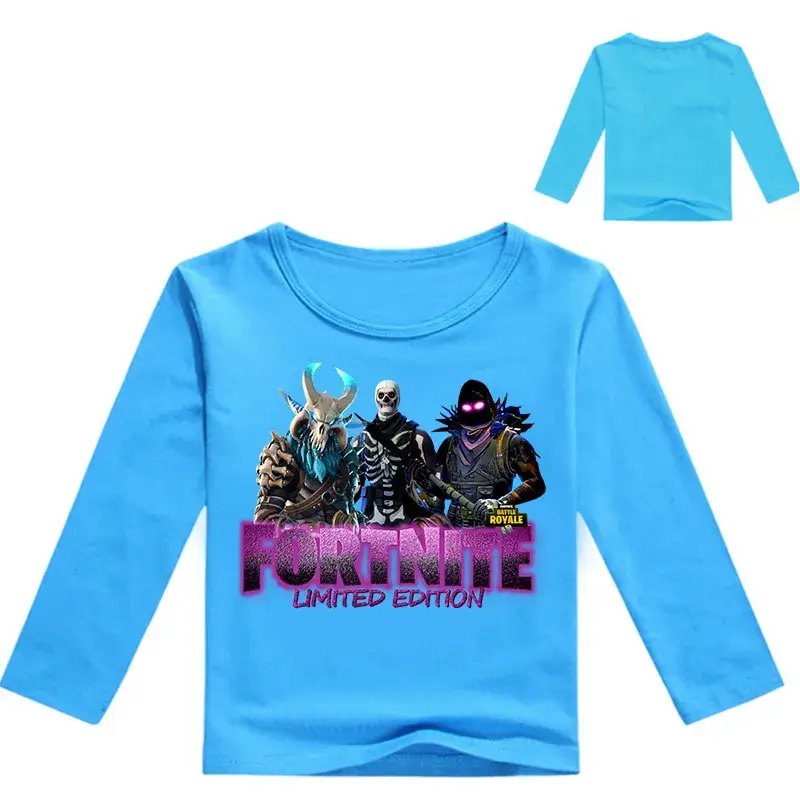 Fortnite Limited Edition Kids Long Sleeve T-Shirt Yellow White — feature 8