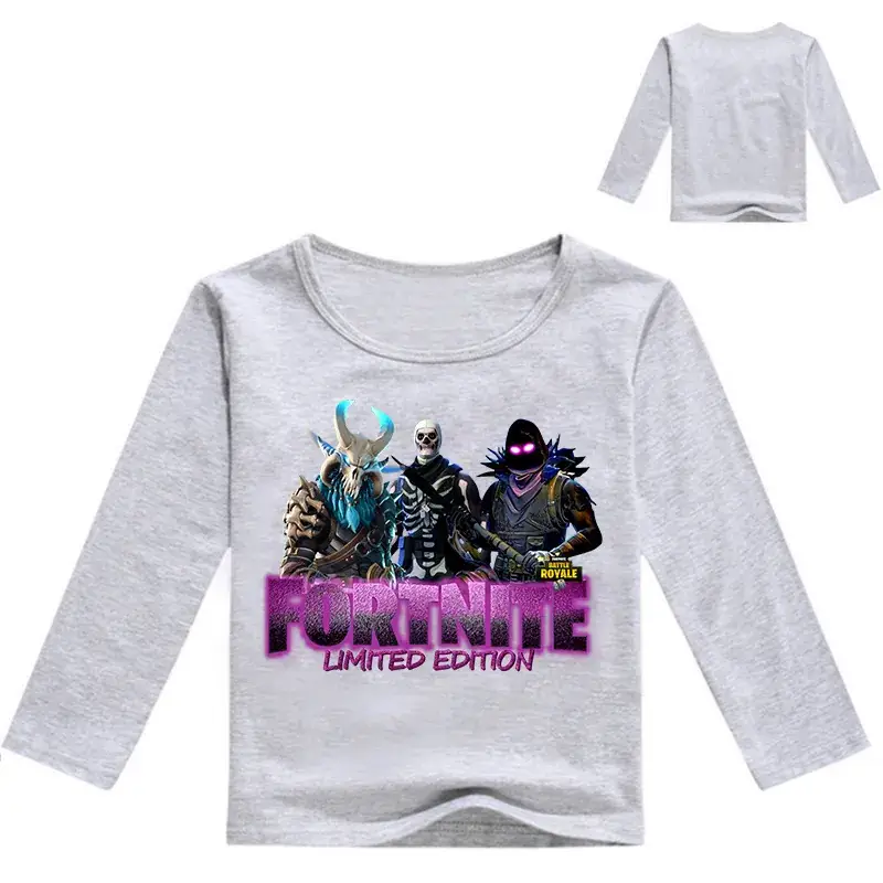 Fortnite Limited Edition Kids Long Sleeve T-Shirt Yellow White