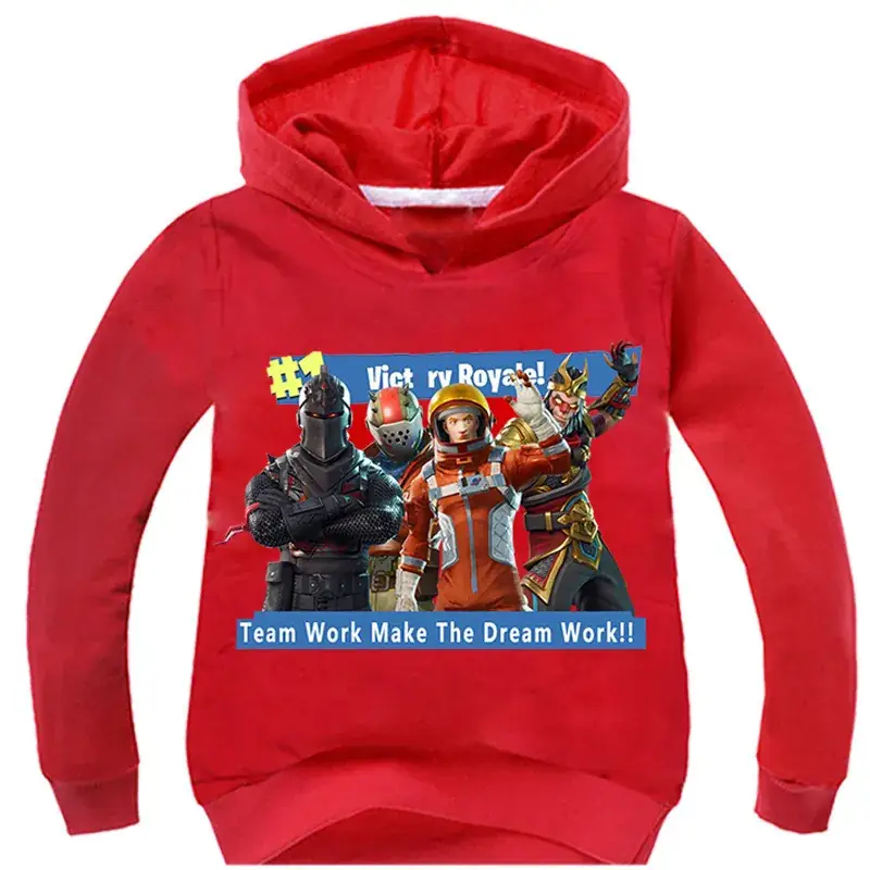 Victor's Comic Hoodie for Kids Grey Long Sleeve - Image 10