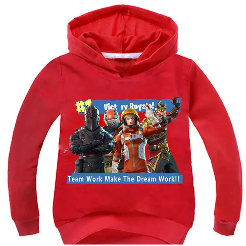 Victor's Comic Hoodie for Kids Grey Long Sleeve — feature 3