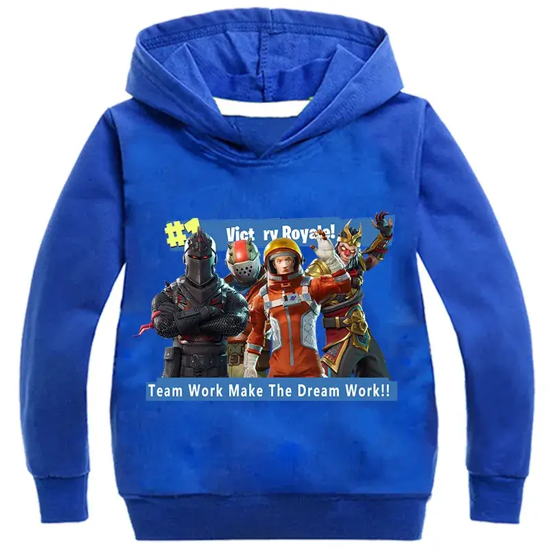 Victor's Comic Hoodie for Kids Grey Long Sleeve - Image 6