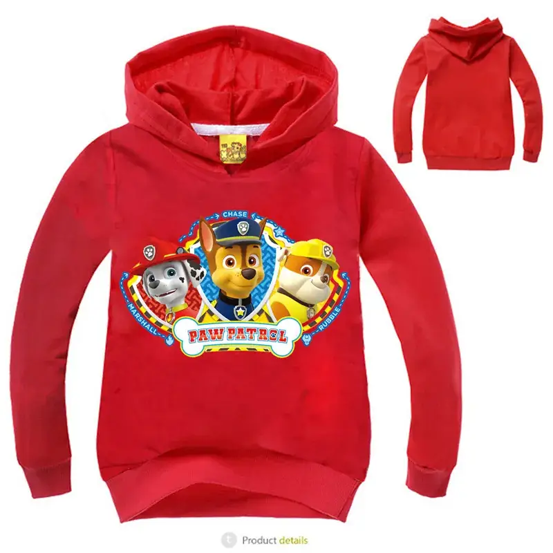 Red Paw Patrol Hoodie for Kids 2-Pack — feature 6