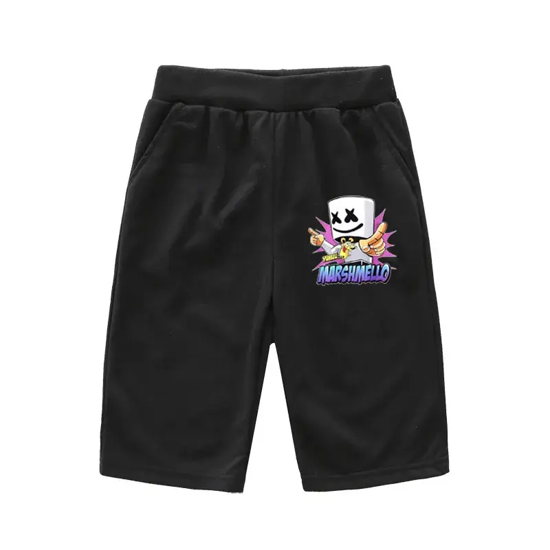 Children's Black Fortnite Shorts Middle Size — feature 7