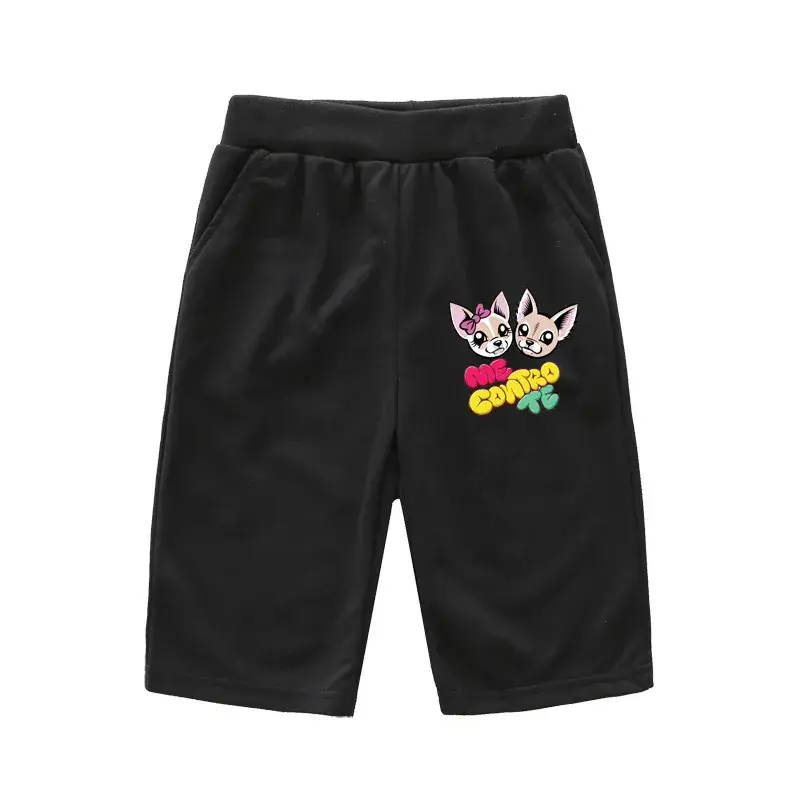 Children's Black Fortnite Shorts Middle Size — feature 8