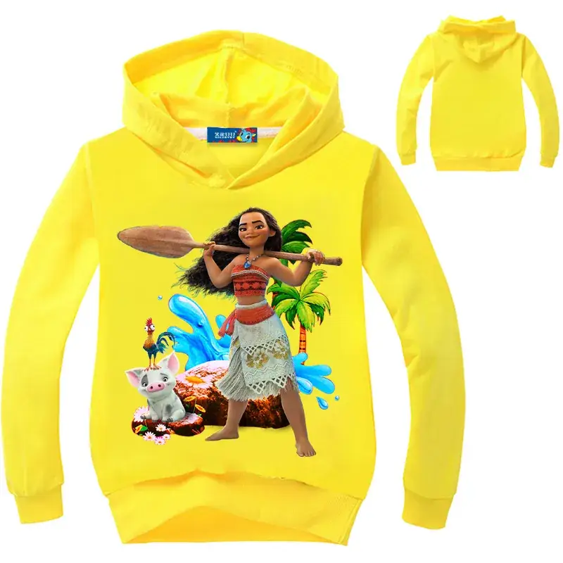 Red Cartoon Ocean Character Hoodie for Kids 2017 — feature 3