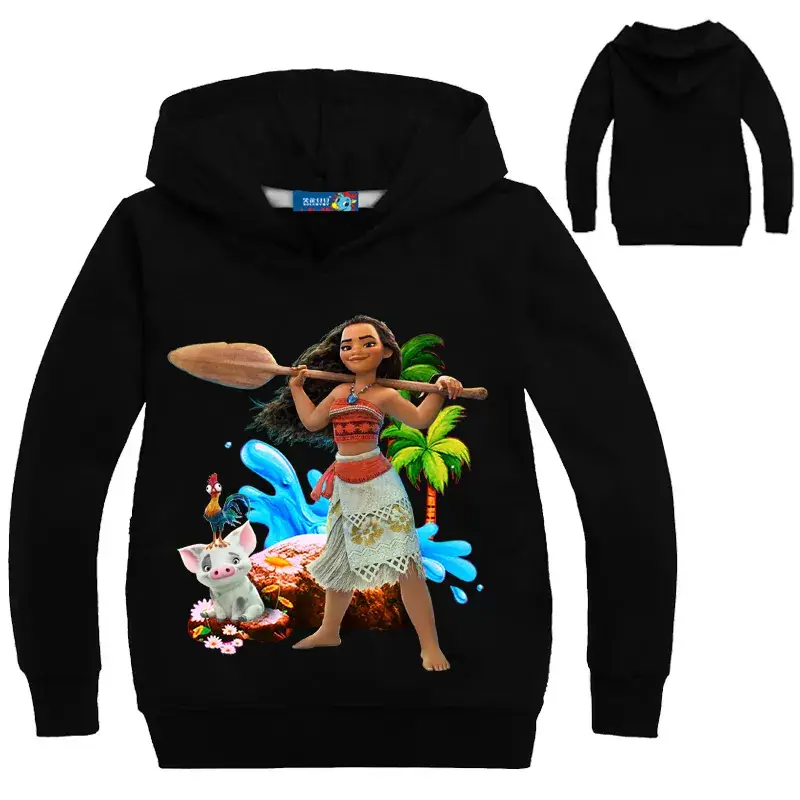 Red Cartoon Ocean Character Hoodie for Kids 2017 — feature 7