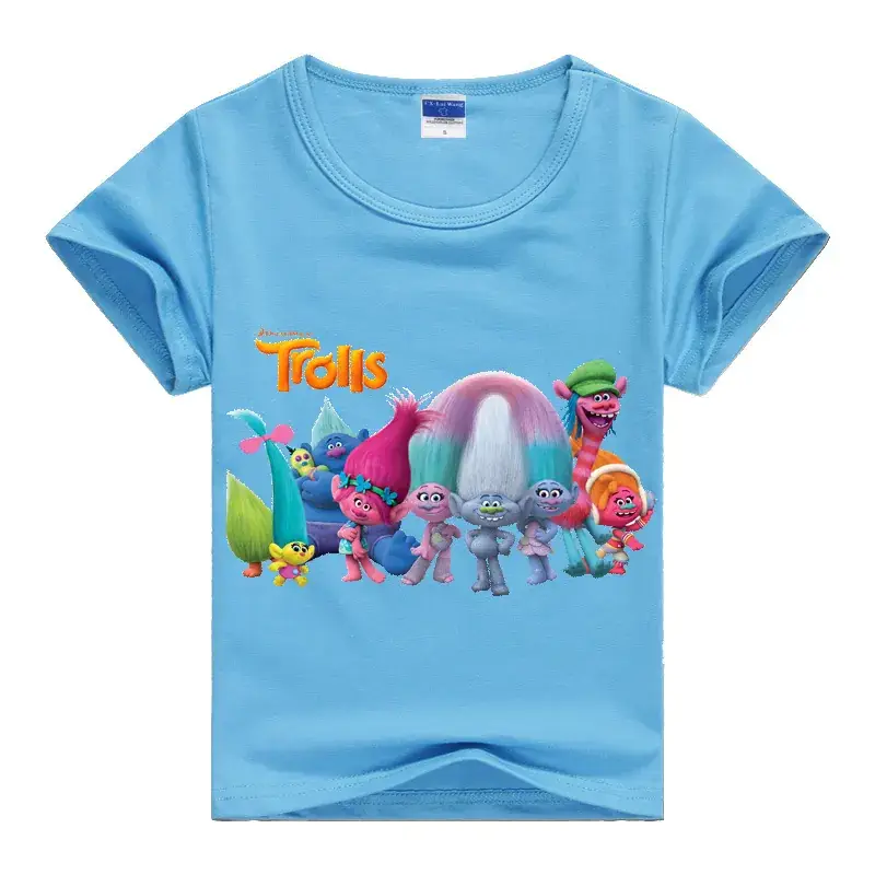 Kids Printed T-Shirt & Shorts Set Blue — feature 8