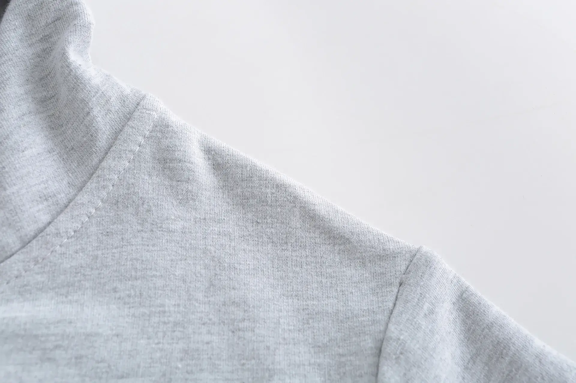 Men's Grey Hooded Sweatshirt Zipper Double Layer Medium Large — feature 7