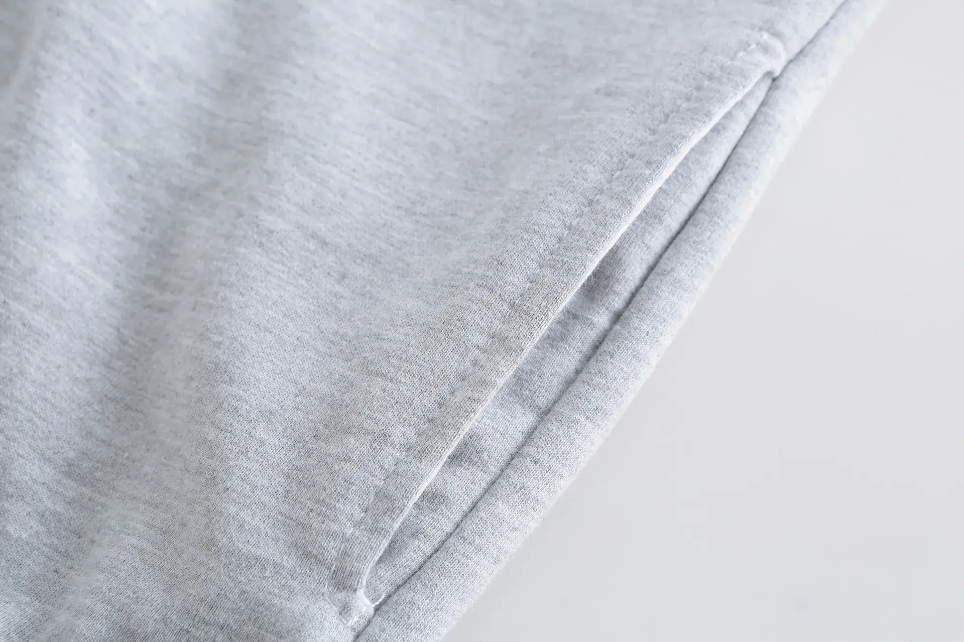 Men's Grey Hooded Sweatshirt Zipper Double Layer Medium Large — feature 9