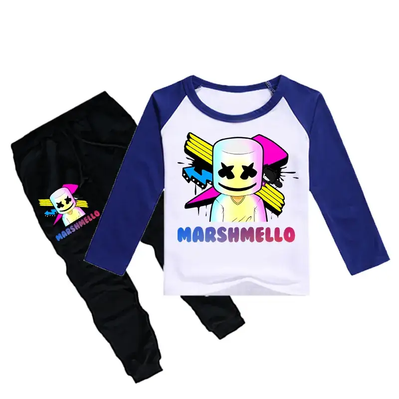 Kids Boys Red Cartoon T-Shirt & Black Pants Set - Image 12