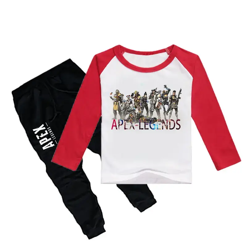 APEX Kids Yellow Long Sleeve T-Shirt + Black Trousers Set — feature 11