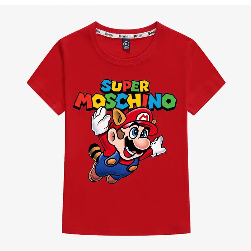 Super Moschino T-Shirt White 26cm - Image 8