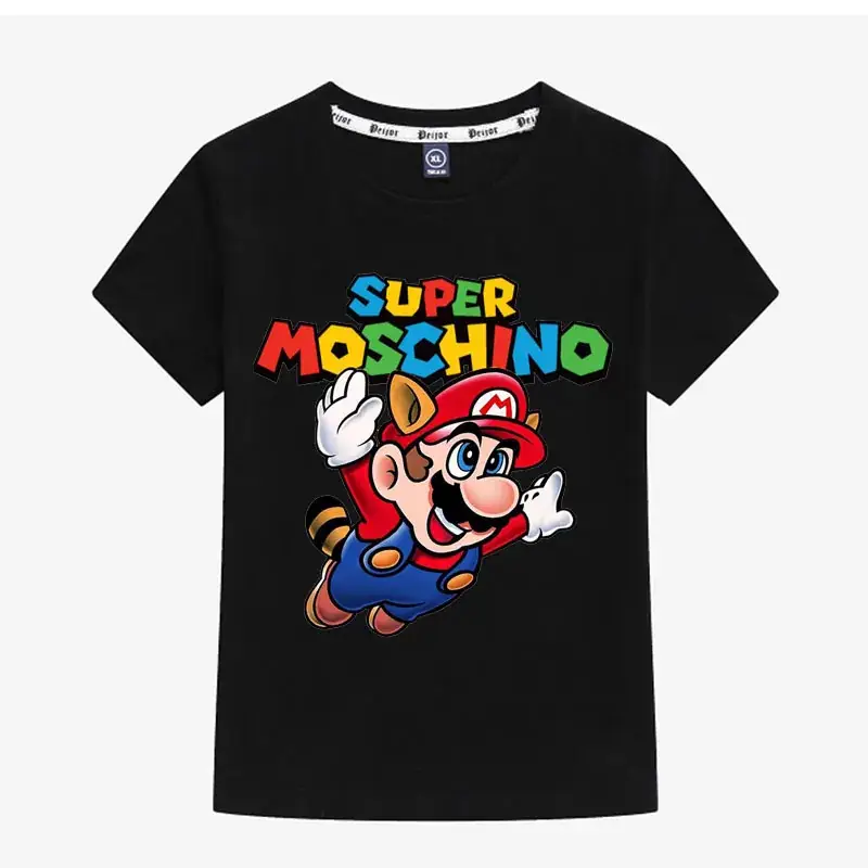 Super Moschino T-Shirt White 26cm - Image 9