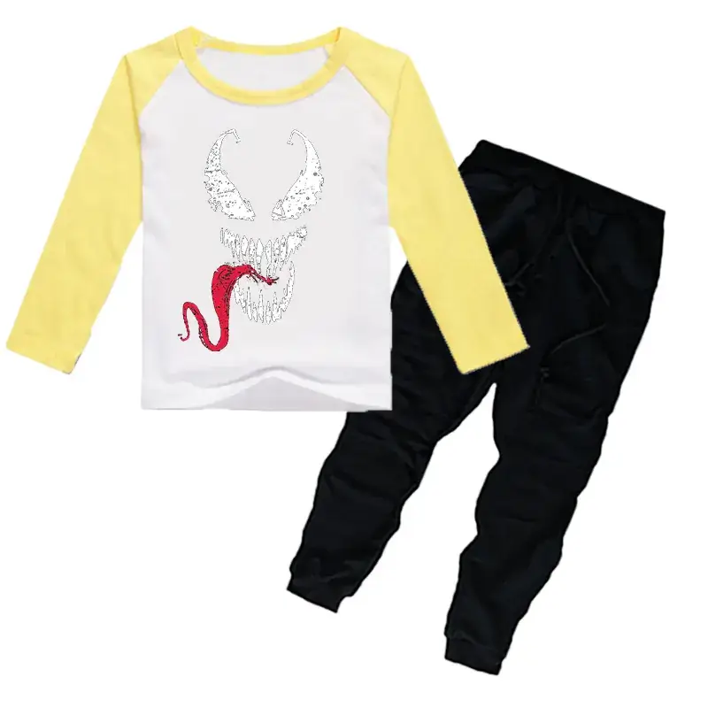 2020 Summer Kids Long Sleeve T-Shirt + Jogger Pants Set - Image 11