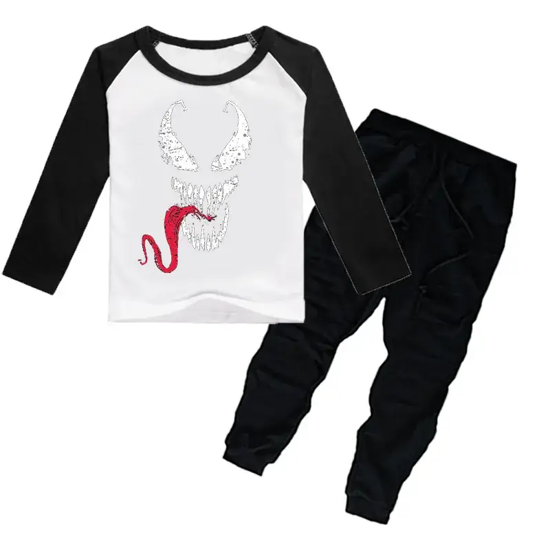 2020 Summer Kids Long Sleeve T-Shirt + Jogger Pants Set - Image 12