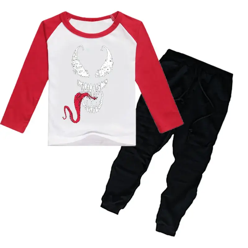 2020 Summer Kids Long Sleeve T-Shirt + Jogger Pants Set - Image 9