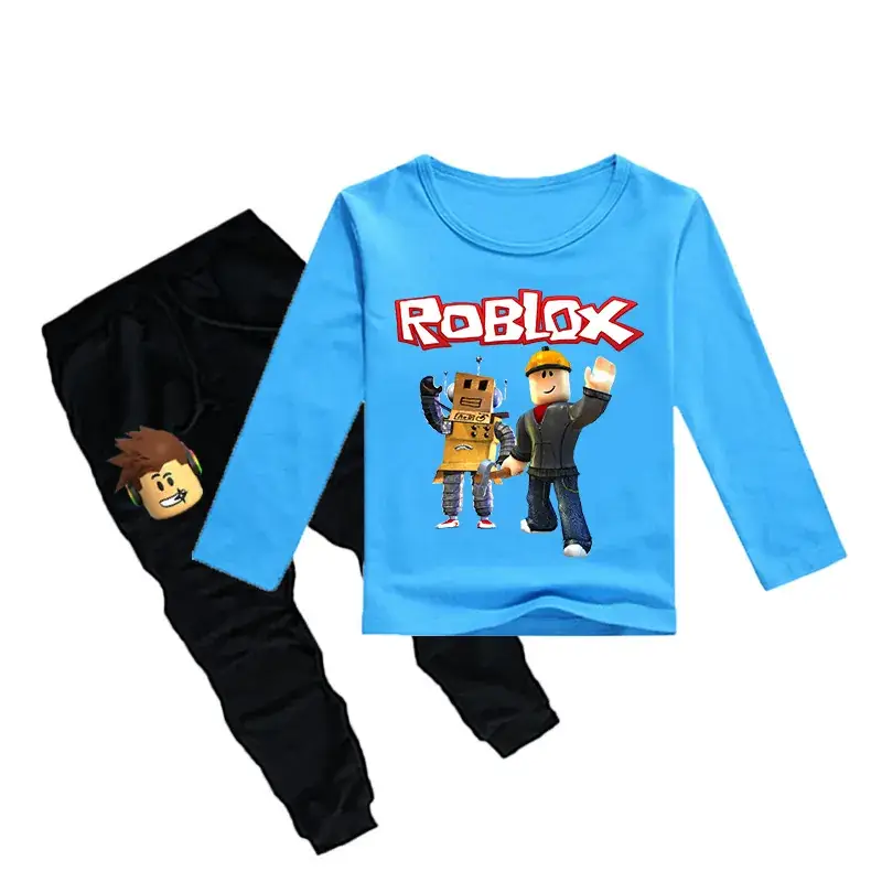 Roblox Kids T-Shirt & Leggings Set Black Cotton — feature 10
