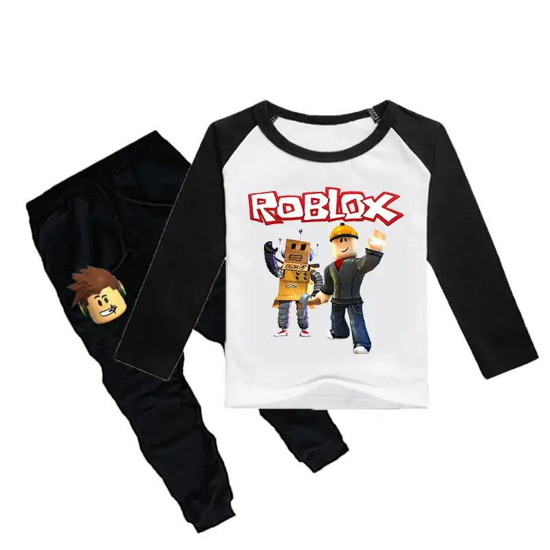 Roblox Kids T-Shirt & Leggings Set Black Cotton — feature 14