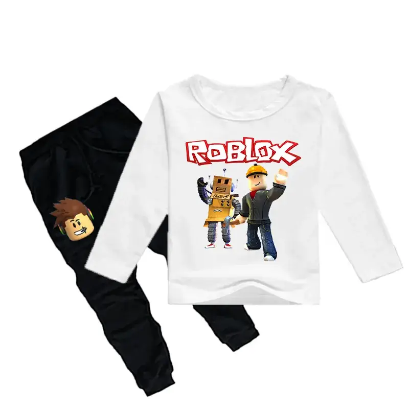 Roblox Kids T-Shirt & Leggings Set Black Cotton — feature 3