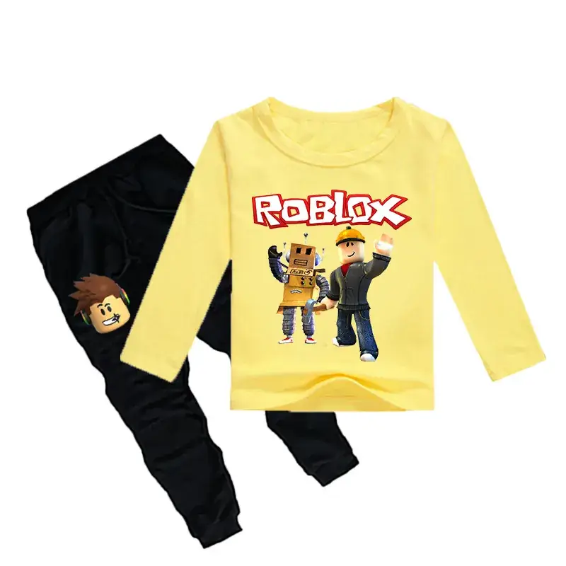 Roblox Kids T-Shirt & Leggings Set Black Cotton — feature 5