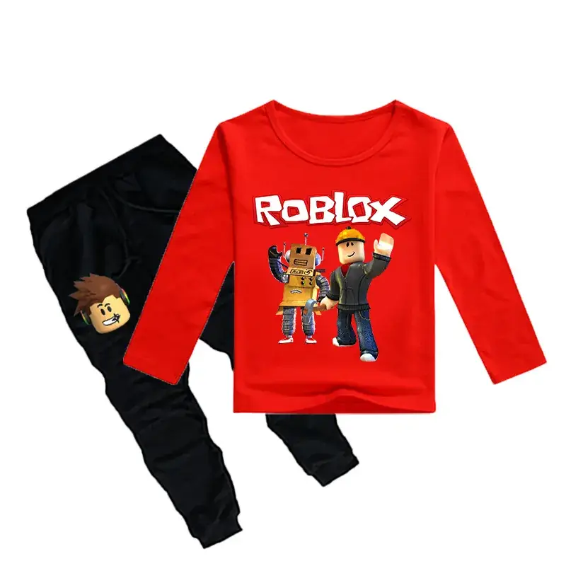Roblox Kids T-Shirt & Leggings Set Black Cotton — feature 6