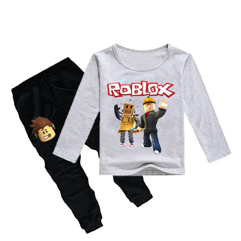 Roblox Kids T-Shirt & Leggings Set Black Cotton — feature 8
