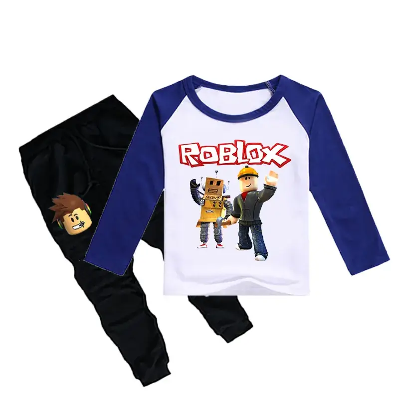 Roblox Kids T-Shirt & Leggings Set Black Cotton - Image 10