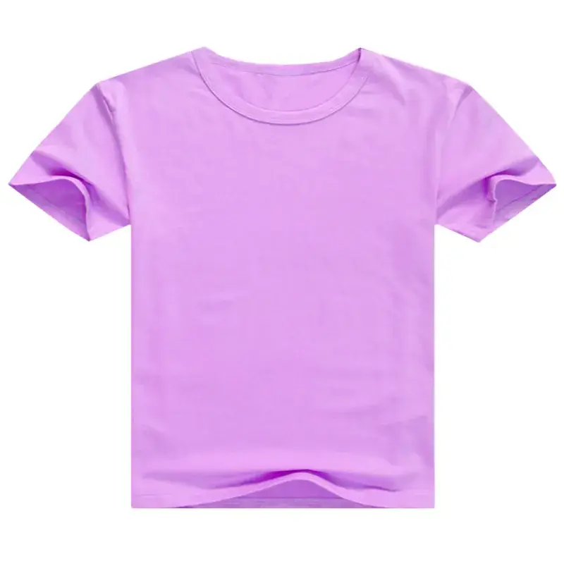 Kids Short Sleeve T-Shirt White Blue Cotton — feature 7