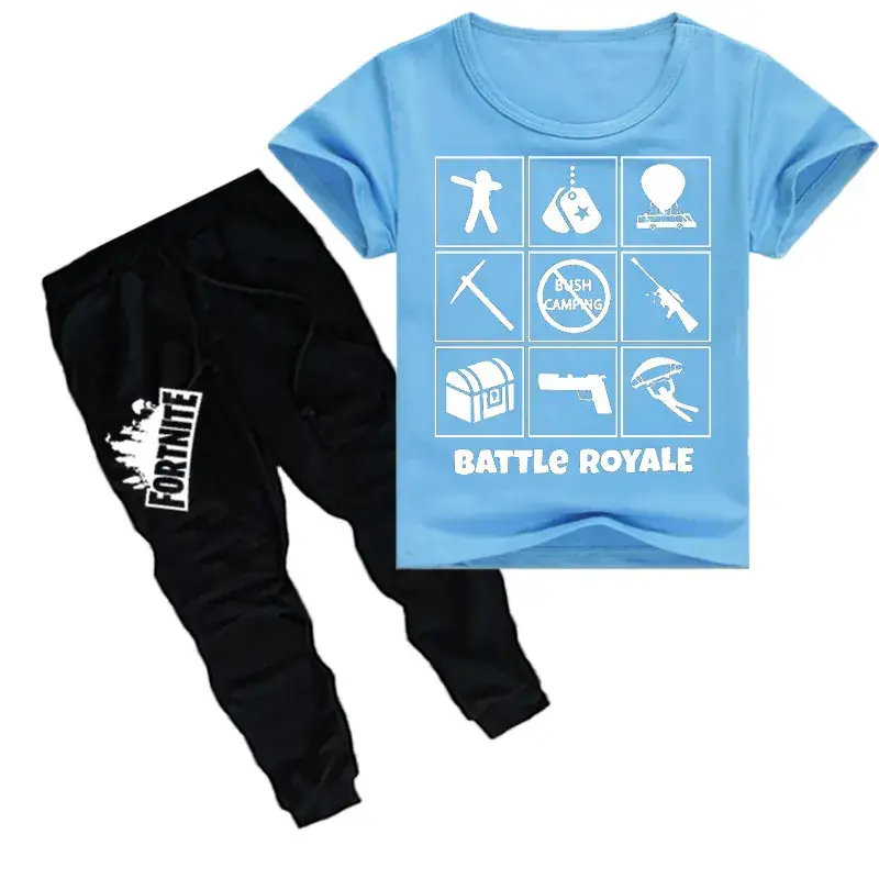 Red Battle Royale Kids Sweatpants Set for Boys - Image 7