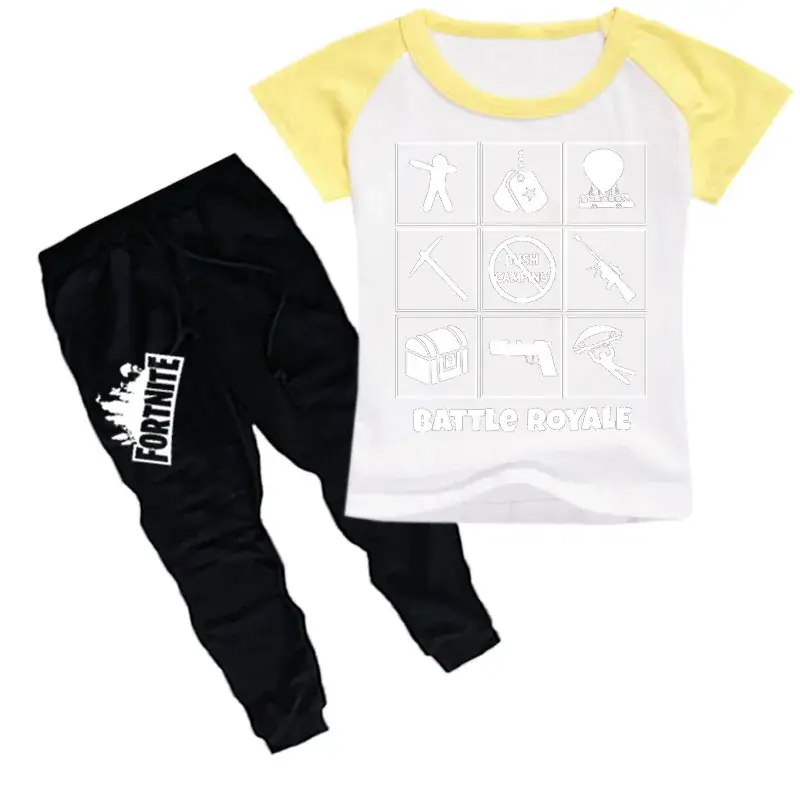 Red Battle Royale Kids Sweatpants Set for Boys - Image 10
