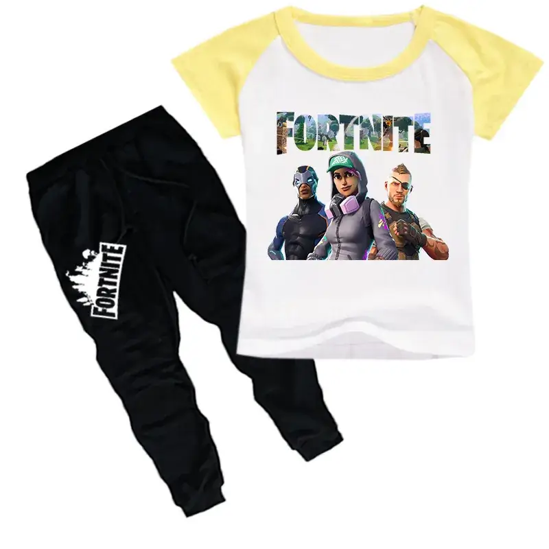 Fortnite Printed Kids T-Shirt & Jogger Pants Set - Image 16