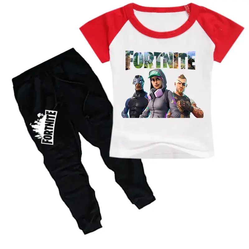 Fortnite Printed Kids T-Shirt & Jogger Pants Set — feature 4
