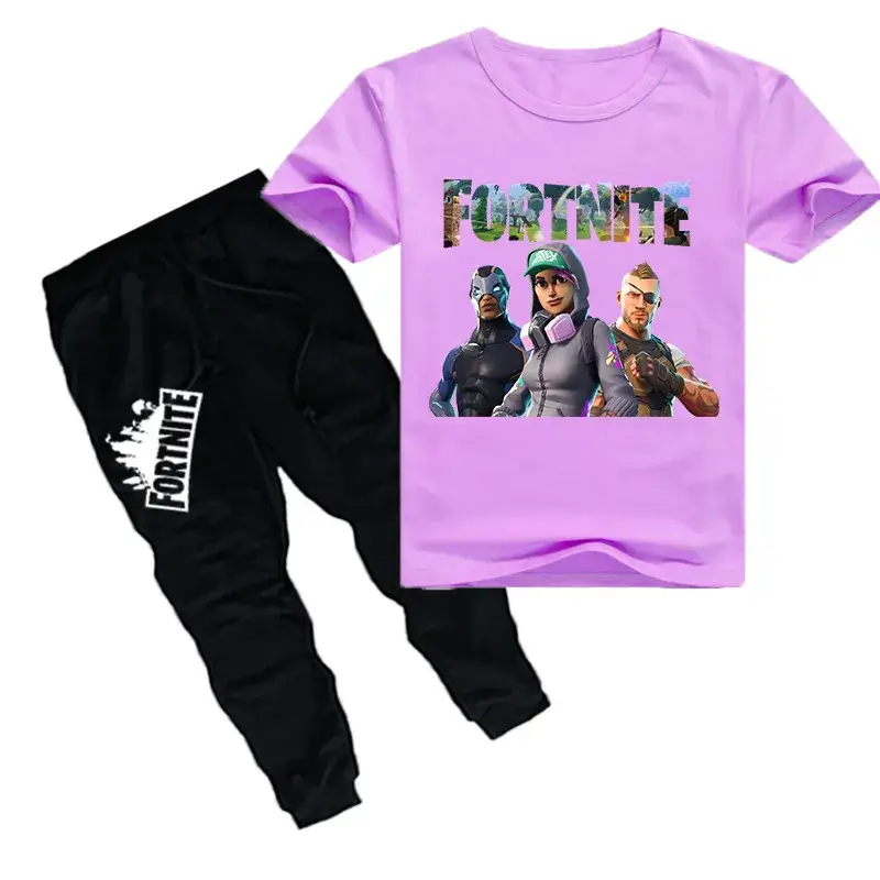 Fortnite Printed Kids T-Shirt & Jogger Pants Set — feature 7