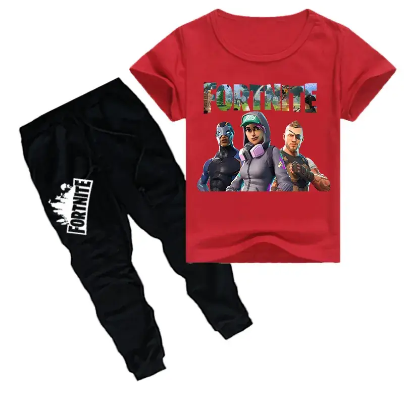 Fortnite Printed Kids T-Shirt & Jogger Pants Set — feature 8