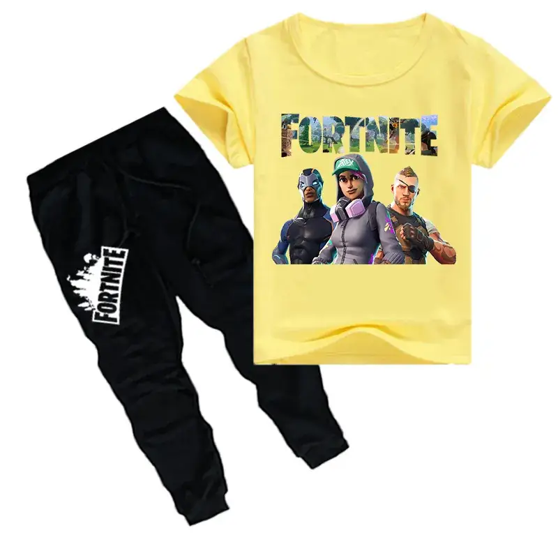Fortnite Printed Kids T-Shirt & Jogger Pants Set — feature 9