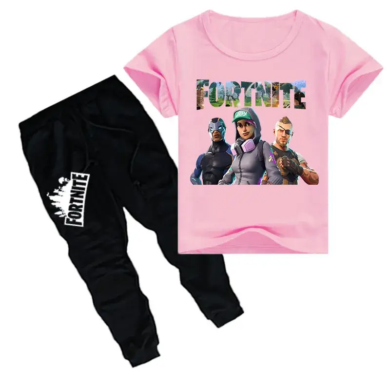 Fortnite Printed Kids T-Shirt & Jogger Pants Set - Image 2