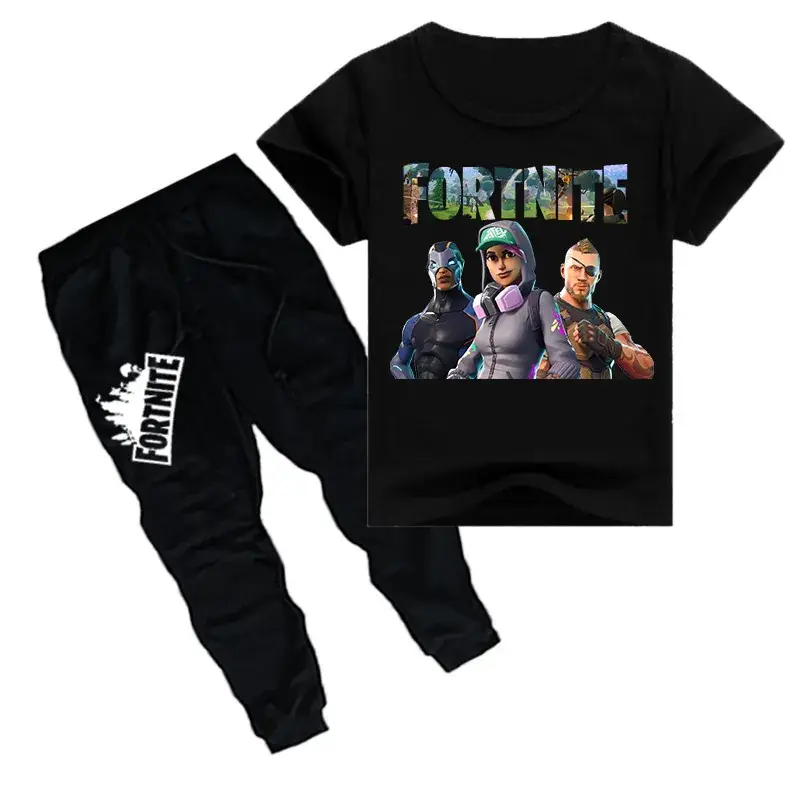 Fortnite Printed Kids T-Shirt & Jogger Pants Set - Image 6