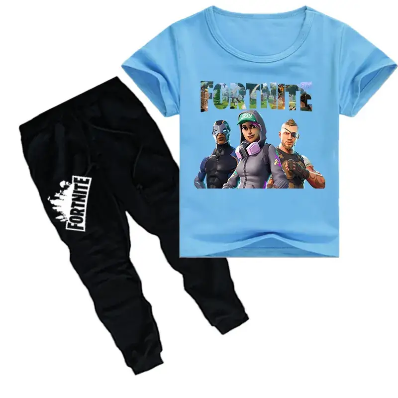Fortnite Printed Kids T-Shirt & Jogger Pants Set - Image 7