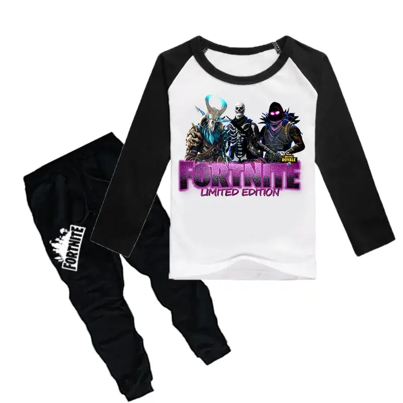 Frolicide Limited Edition Boys Track Suit Black White — feature 13