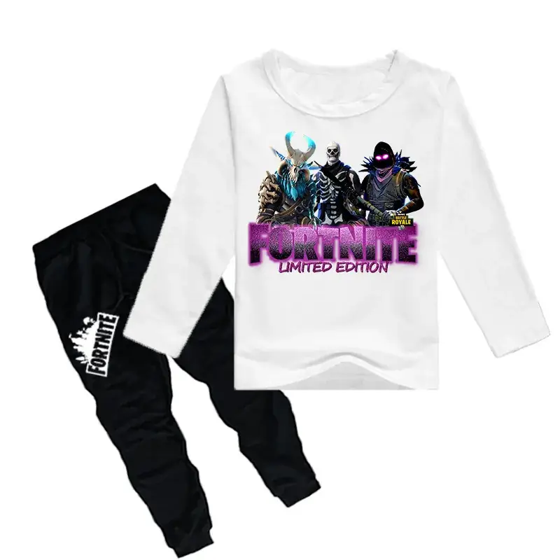 Frolicide Limited Edition Boys Track Suit Black White — feature 3