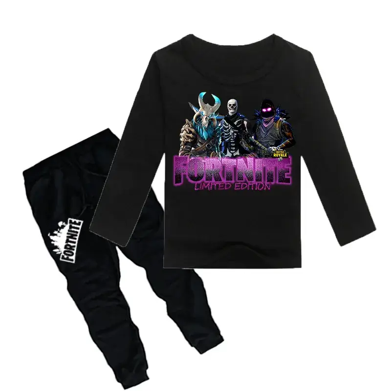 Frolicide Limited Edition Boys Track Suit Black White — feature 8